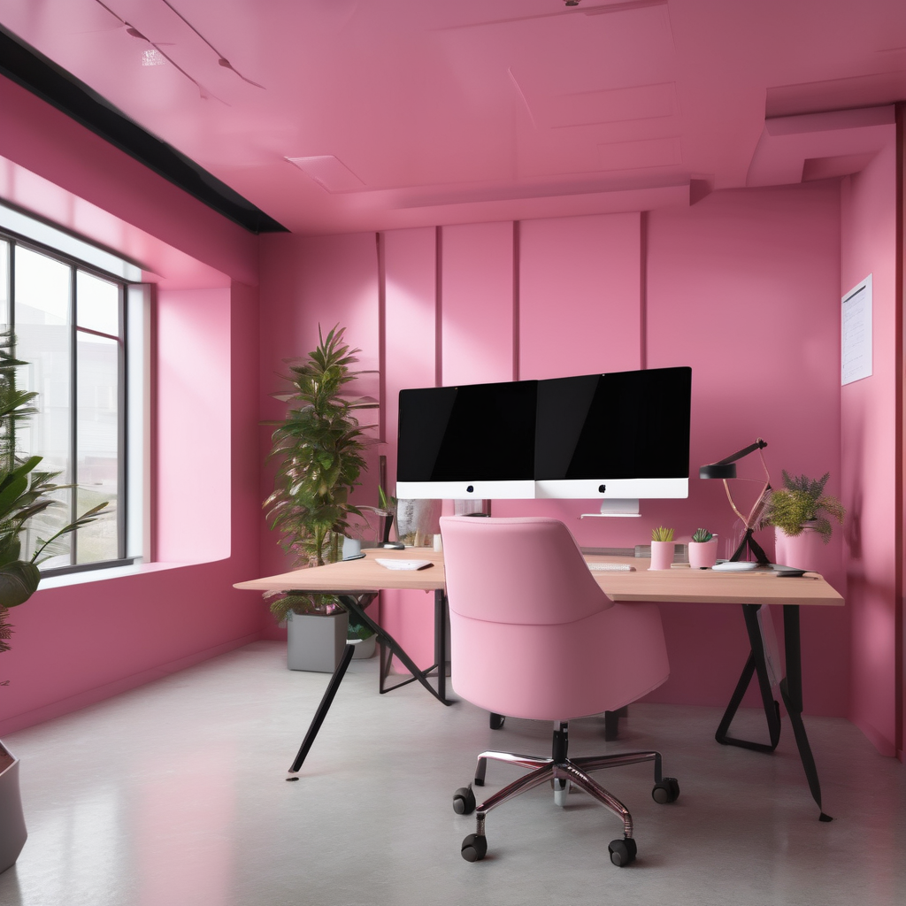 Office environment with roofing material samples, reference books, and workplace documentation systems